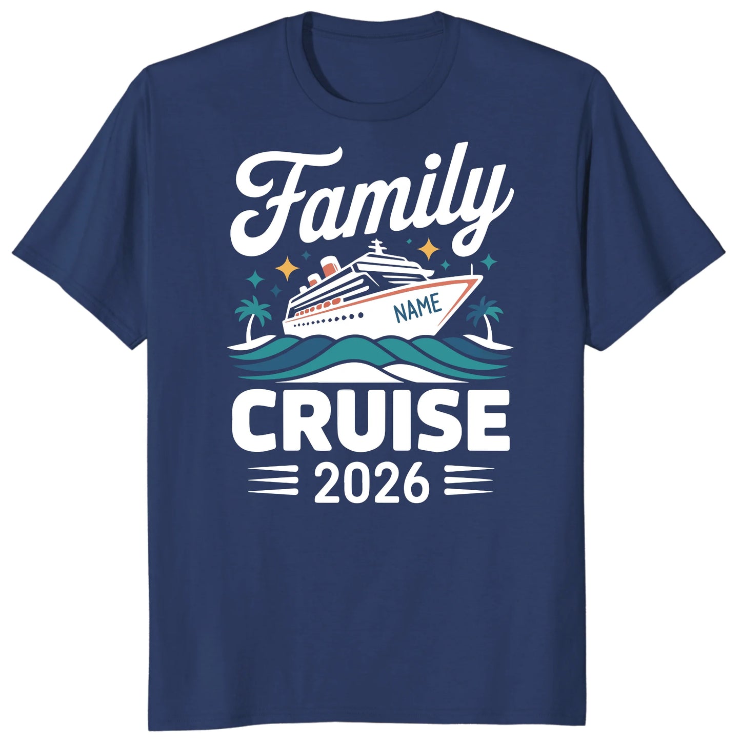 Personalized Family Matching Cruise 2026 Shirts, Customizable Cruisin Tees