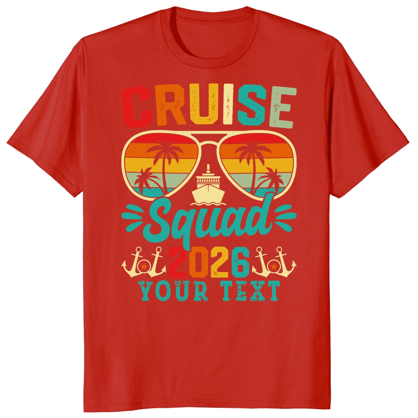 Cruise Squad 2026 Shirts, Custom Group Vacation Cruise Tees