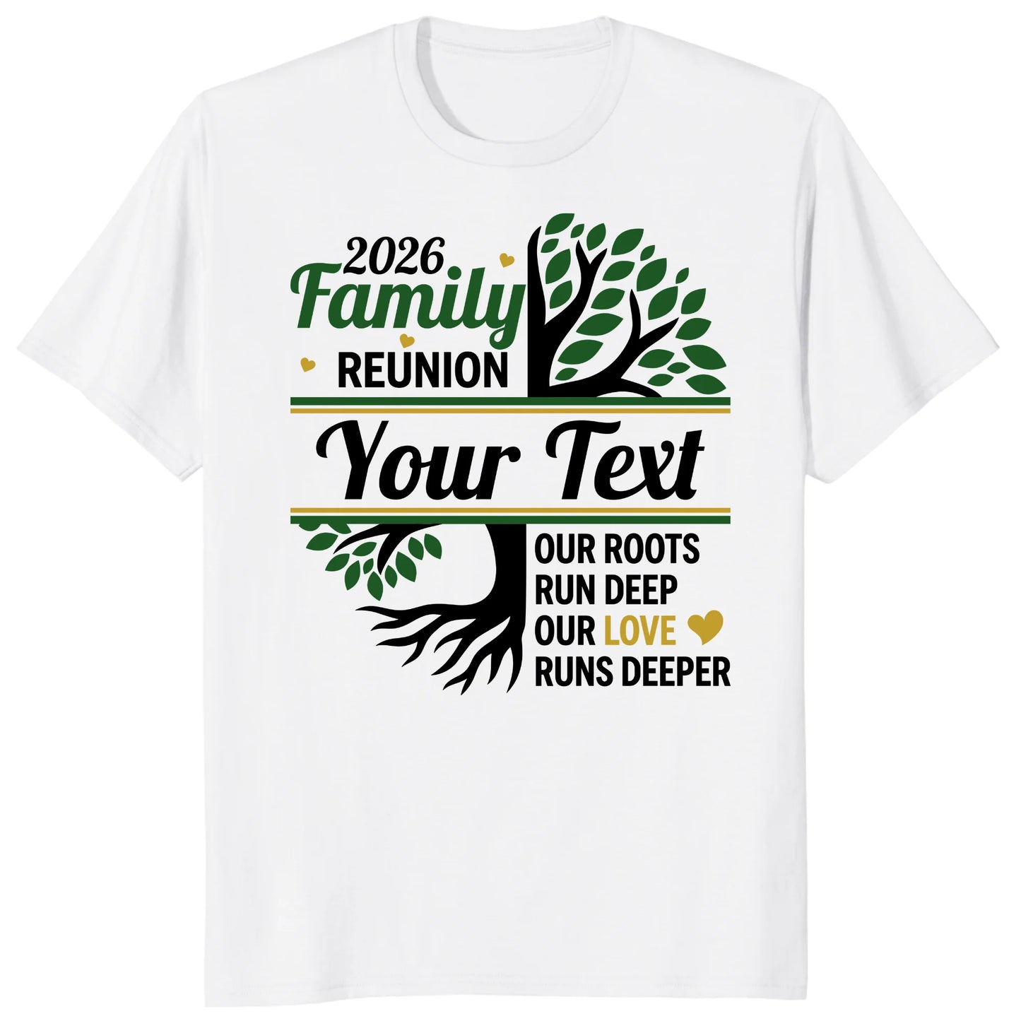 Custom Family Reunion 2026 Shirts