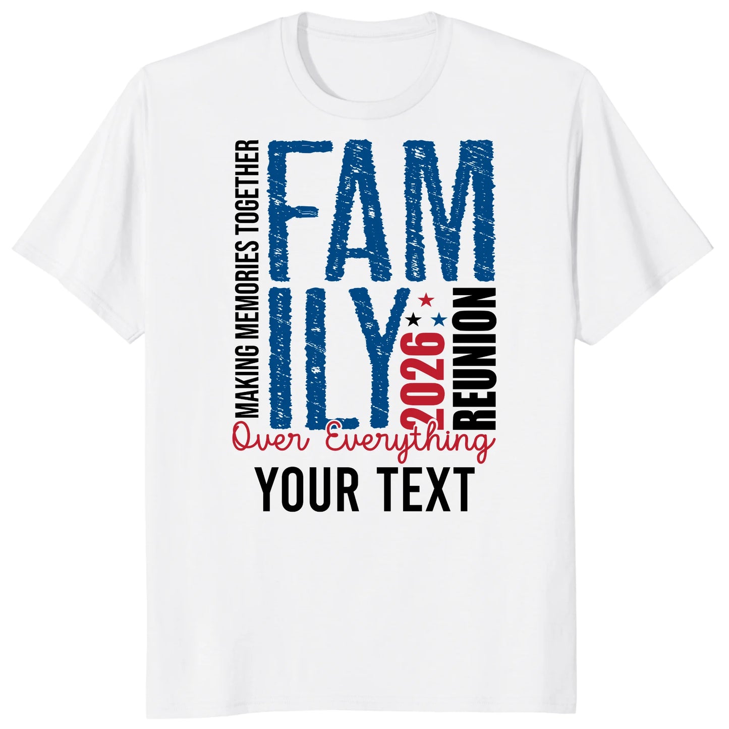 Custom Family Reunion 2026 Shirt, Personalized Family Memories Tee