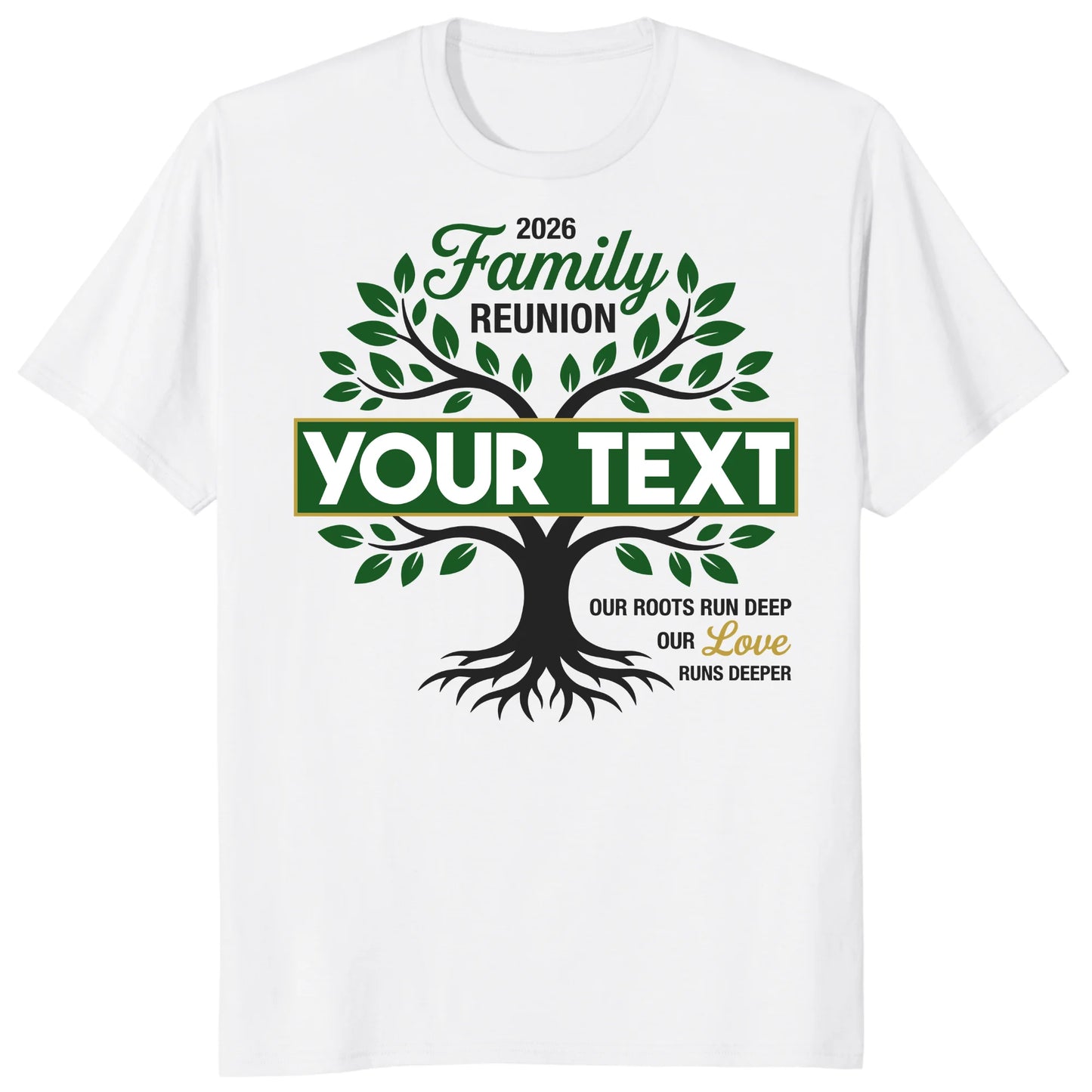 Custom Family Reunion 2026 Shirt, Personalized Tree Roots Family Tee
