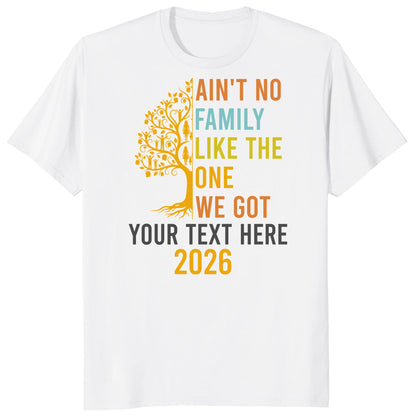 Custom Ain't No Family Like The One We Got 2026 Family Reunion Shirts