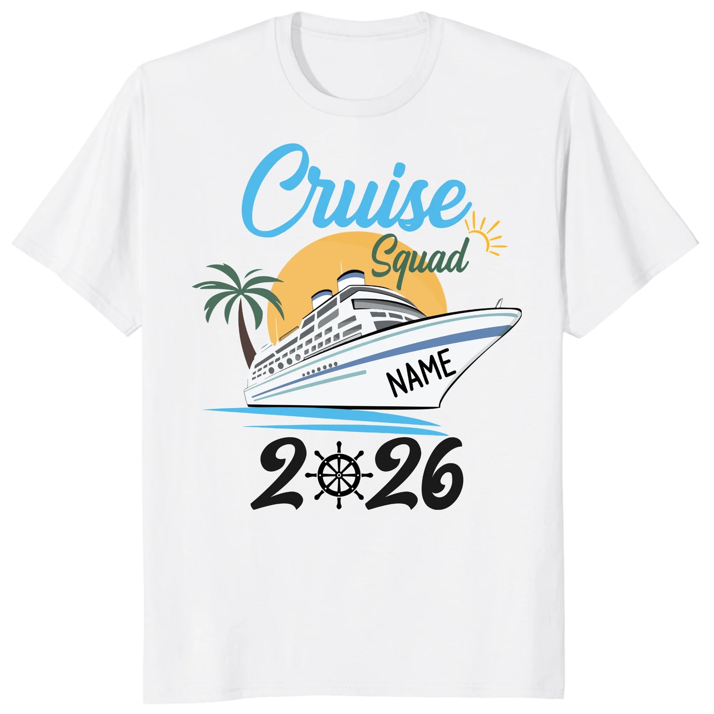 Custom Cruise Squad 2026 Shirts, Family Vacation Cruise Tees