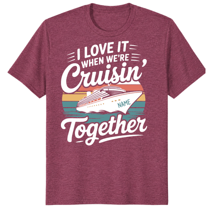 Cruisin Together 2026 Shirts, Custom Matching Cruise Vacation Tees