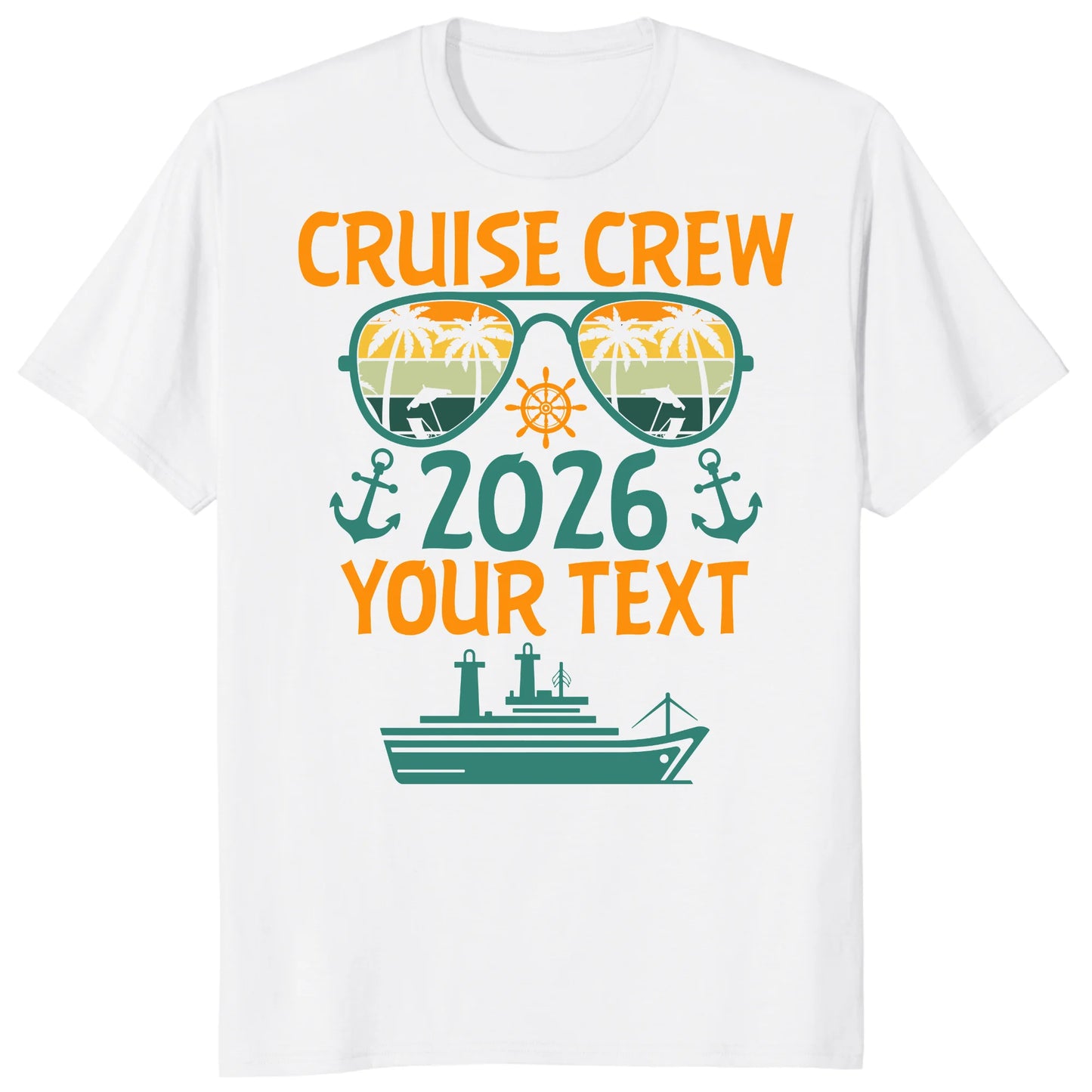 Cruise Crew 2026 Shirts, Custom Family Cruise Vacation Tees
