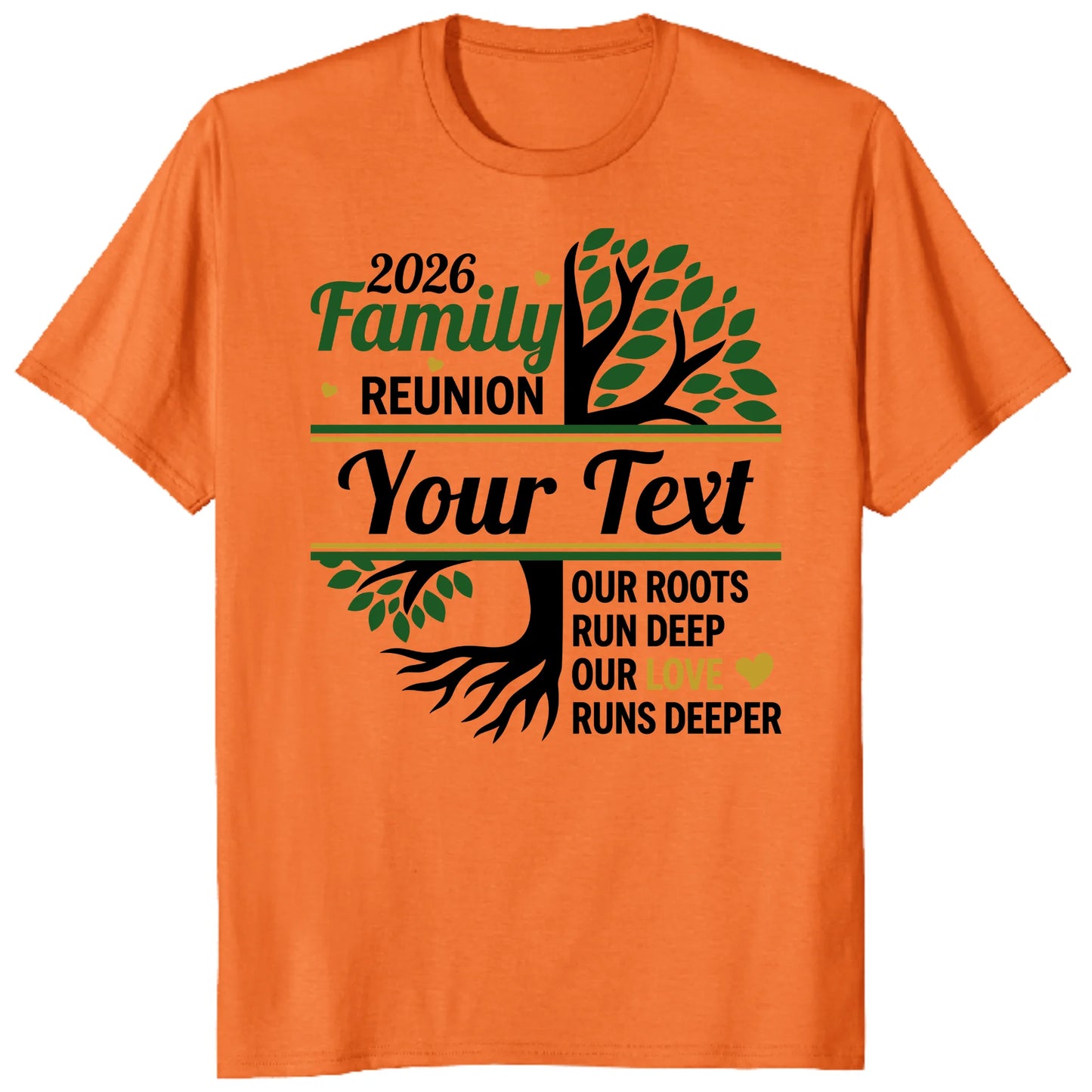 Custom Family Reunion 2026 Shirts