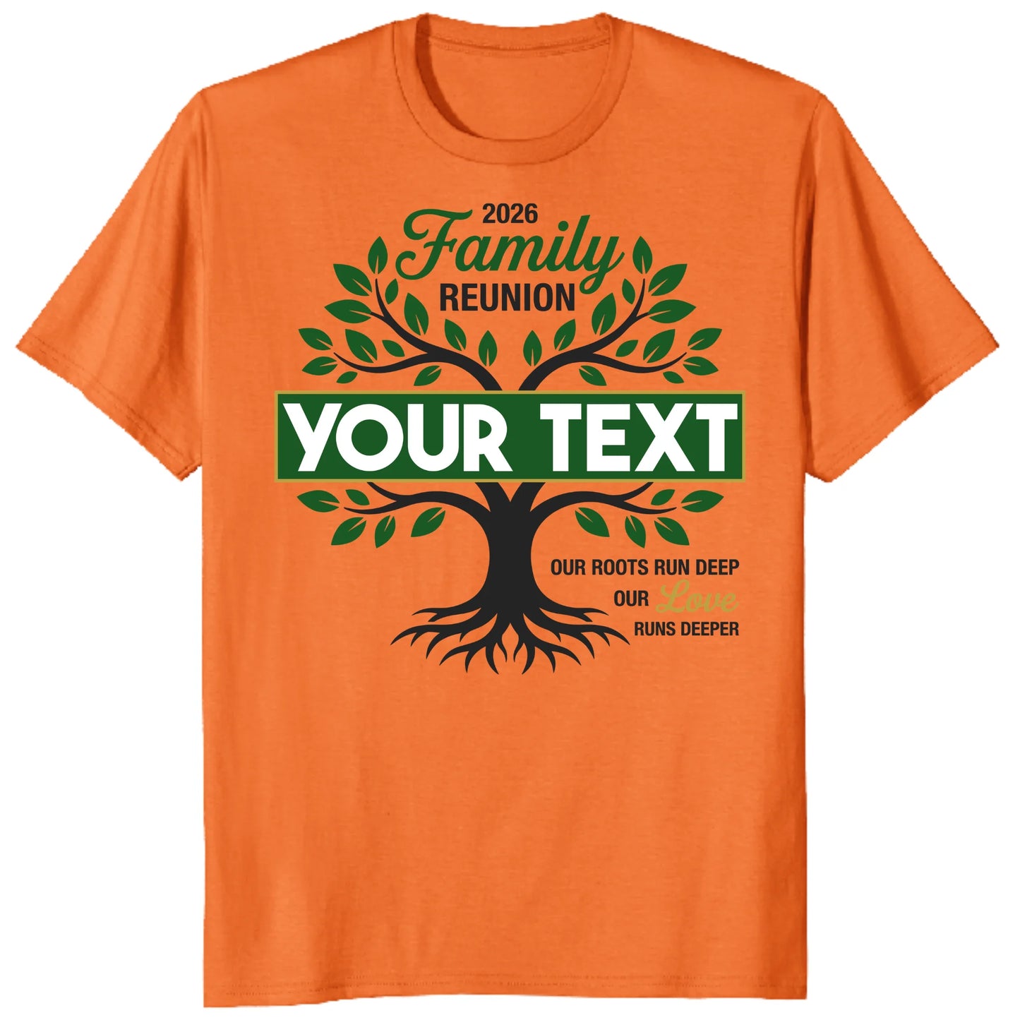 Custom Family Reunion 2026 Shirt, Personalized Tree Roots Family Tee
