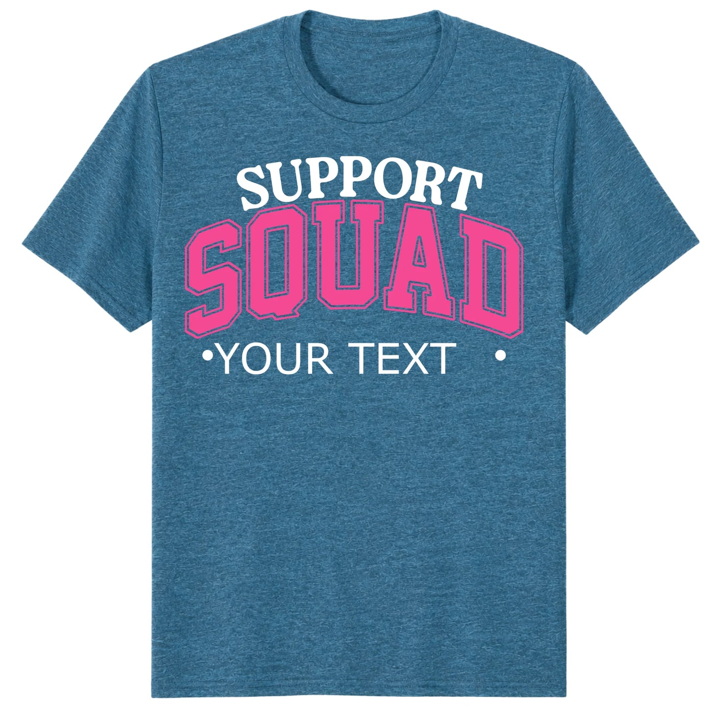Custom Support Squad Shirt, Personalized Breast Cancer Team Tee