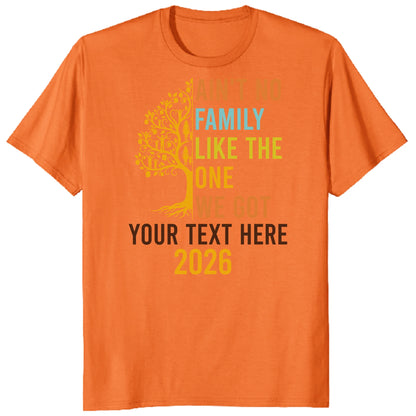 Custom Ain't No Family Like The One We Got 2026 Family Reunion Shirts