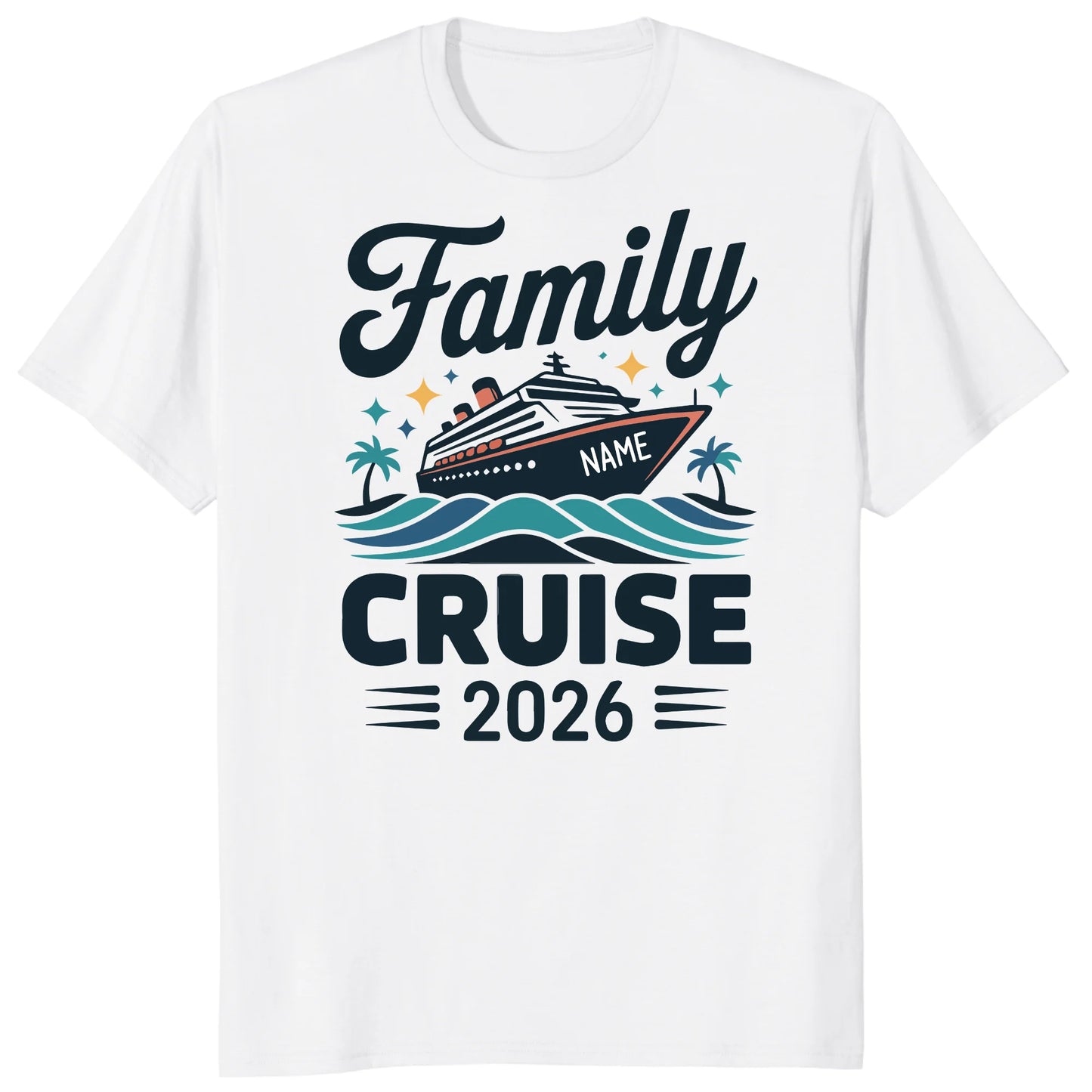 Personalized Family Matching Cruise 2026 Shirts, Customizable Cruisin Tees