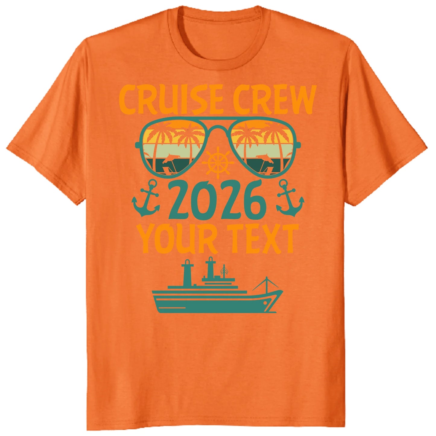 Cruise Crew 2026 Shirts, Custom Family Cruise Vacation Tees