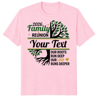 Custom Family Reunion 2026 Shirts
