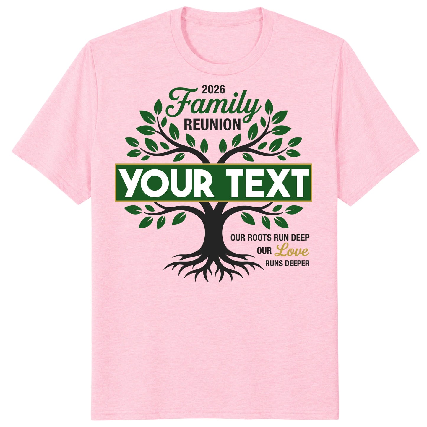 Custom Family Reunion 2026 Shirt, Personalized Tree Roots Family Tee