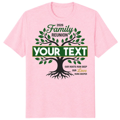 Custom Family Reunion 2026 Shirt, Personalized Tree Roots Family Tee