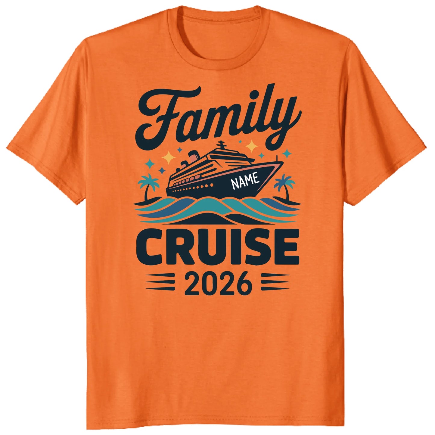 Personalized Family Matching Cruise 2026 Shirts, Customizable Cruisin Tees