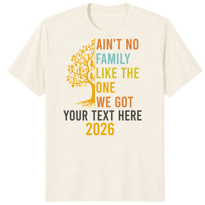 Custom Ain't No Family Like The One We Got 2026 Family Reunion Shirts