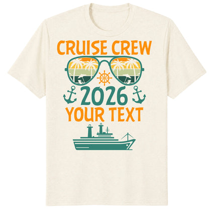 Cruise Crew 2026 Shirts, Custom Family Cruise Vacation Tees